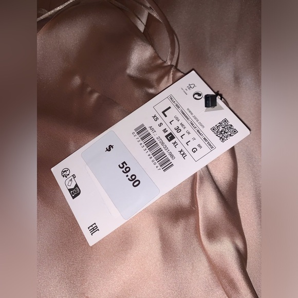 ZARA Satin Slip Dress NWT, Style  2726/331 - Picture 9 of 10